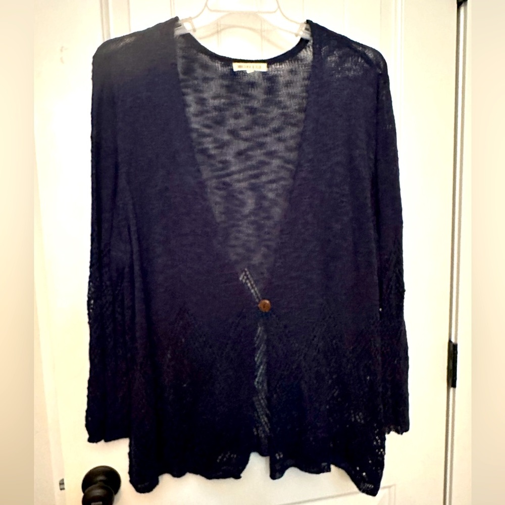 Knit sweater cardigan size 2x